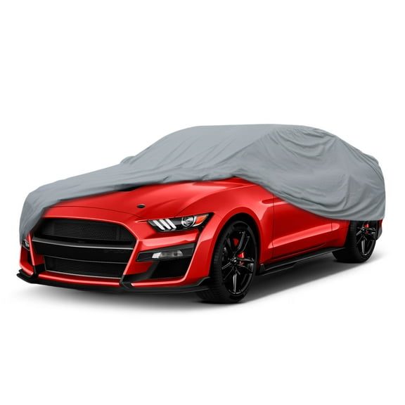 Motor Trend Car Cover (L) 190" L – Lightweight, Breathable, All-Weather, Water & Scratch-Resistant, Universal Fit for Cars, Trucks, SUVs, Vans