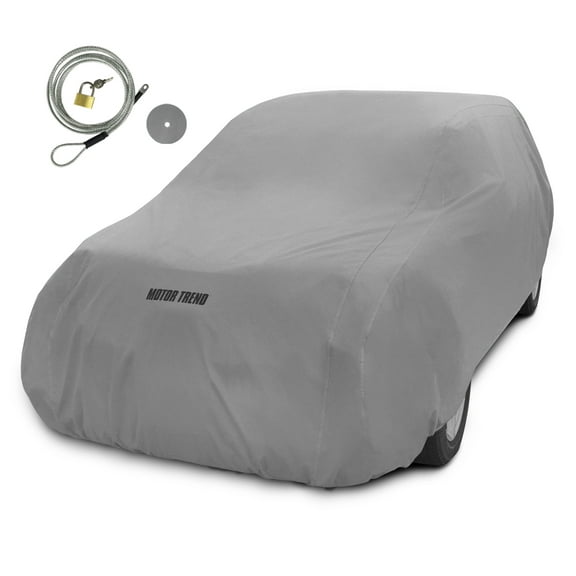 Motor Trend All Weather Waterproof Premium Van and SUV Cover, Outdoor , Water and UV Proof, Secure Lock and Bag, 4 Sizes