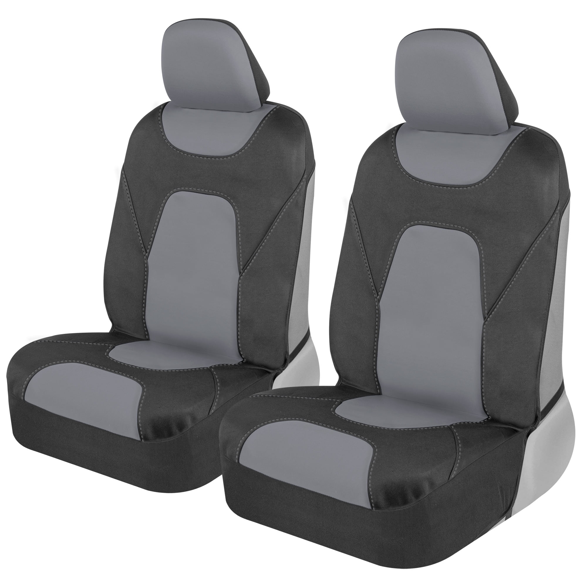 ZATOOTO Car Cool Seat Covers for Summer, 1 PCS Front Seat Protectors Back  Pain Support Pressure Relief Black Breathable Chair Cushions All Types  Cars