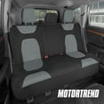 thumbnail image 1 of Motor Trend AquaShield Waterproof Car Back Seat Cover, Gray Padded Neoprene Rear Bench Seat Cover for Cars, Ideal Back Seat Protector for Kids & Dogs, Interior Cover for Auto Truck Van SUV, 1 of 11