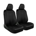 thumbnail image 1 of Motor Trend Black Cloth Car Seat Covers for Front Seats – Premium Automotive Bucket Seat Covers, Made for Vehicles with Removable Headrests, Interior Covers for Car Truck Van SUV, 1 of 6