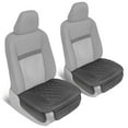 thumbnail image 1 of Motor Trend Car Seat Cushion, 2 Pack - Diamond Stitched Faux Leather Seat Covers for Cars Trucks SUV, Black Padded Car Seat Covers with Storage Pockets, Premium Automotive Seat Covers for Front Seats, 1 of 8