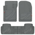 thumbnail image 1 of Motor Trend FlexTough Advanced Performance Mats - 3pc Rubber Floor Mats for Car SUV Auto All Weather Plus - 2 Front & Rear Liner, 1 of 9