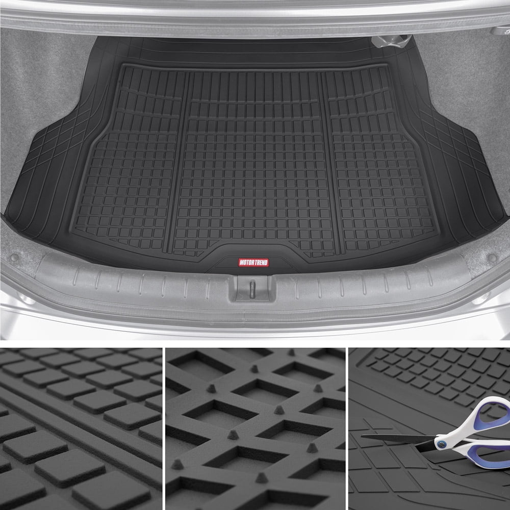Motor Trend FlexTough Cargo Trunk Floor Mat Liner Premium Design   Quality