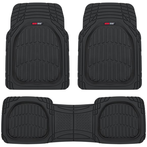 Motor Trend FlexTough Contour - Deep Dish Heavy Duty Rubber Car Floor Mats