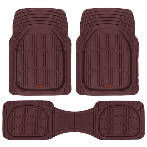 Motor Trend FlexTough Contour - Deep Dish Heavy Duty Rubber Car Floor Mats