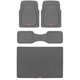thumbnail image 1 of Motor Trend FlexTough Contour Heavy Duty Rubber Car Floor Mats with Cargo Liner - All Weather Full Set Front & Rear Floor Mats fits Most Cars Truck SUV, Automotive Floor Mats, 1 of 8
