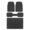 thumbnail image 1 of Motor Trend FlexTough Defender Car Floor Mats & TrunkShield Cargo Liner Set - Next Generation Deep Dish Heavy Duty Contour Liners for Car SUV Truck & Van-All Weather Protection, 1 of 7
