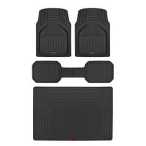 Armor All 78919 Heavy-Duty Rubber Trunk Cargo Liner Floor Mat Trim-to-Fit  for Car, SUV, SUV and Trucks, Black