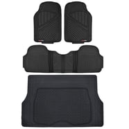 Motor Trend Deep Dish Rubber Floor Mats With Cargo Trunk Mat Heavy Duty Interior - Foto 6