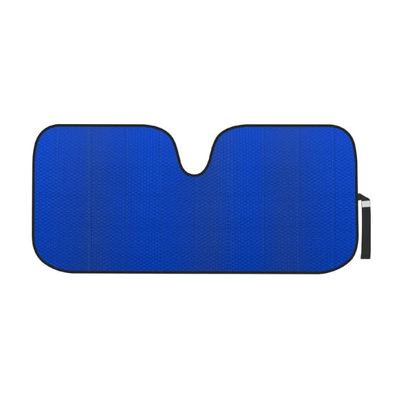 Motor Trend Front Windshield Sun Shade - Accordion Folding Auto Sunshade for Car Truck SUV - Blocks UV Rays Sun Visor Protector - Keeps Your Vehicle Cool - 58 x 24 Inch (Blue)