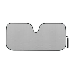 Motor Trend Front Windshield Sun Shade for Car Truck SUV Van, Folding Auto Sunshade, Blocks UV Rays Heat Protection, 58 x 24 Inch, Gray