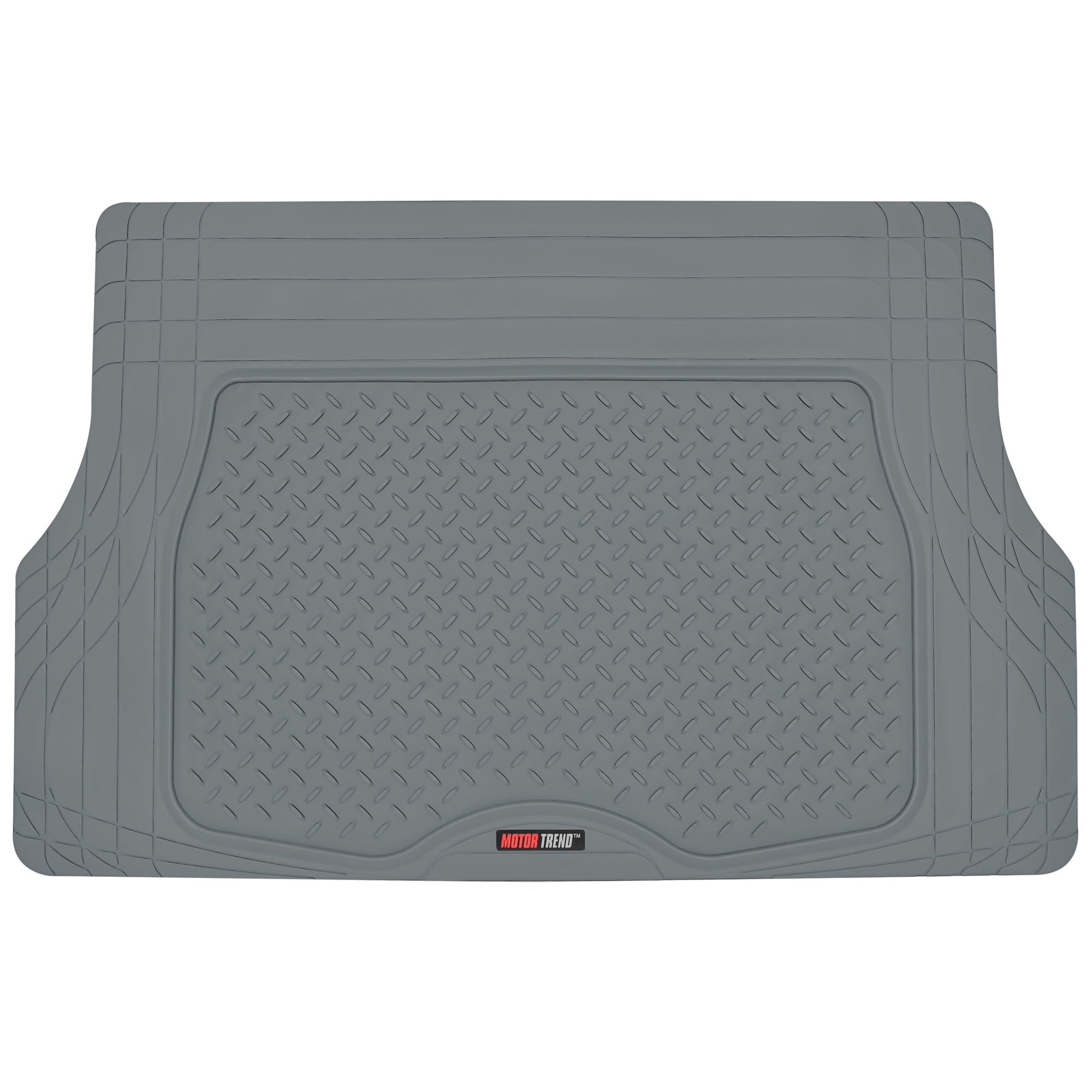 Motor Trend Heavy Duty Utility Cargo Liner Floor Mat, Trimmable to Fit Trunk,  All Weather Protection