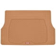 thumbnail image 1 of Motor Trend Heavy Duty Utility Cargo Liner Floor Mats for Car Truck SUV, Trimmable to Fit Trunk, All Weather Protection Beige, 1 of 7