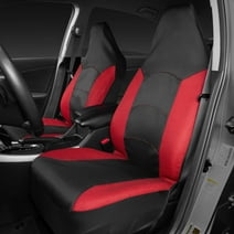 Motor Trend HighBack Mesh Car Seat Covers for Front Seats, Red - Universal Fit for Car Truck Van SUV