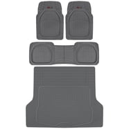 Motor Trend Tappetini Auto Anteriori In Gomma - FlexTough Contour Liners - Universali E Tagliabili - Protezione Anti Intemperie