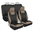 Motor Trend Perfect Symmetry Beige Car Seat Covers, Full Set