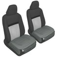 thumbnail image 1 of Motor Trend Faux Leather Front Seat Cover for Cars - Set of 2 Gray Front Car Seat Covers for SUV & Truck with Storage Pockets - Automotive Car Seats Cover Protector - For Bottom Cushion Coverage Only, 1 of 10