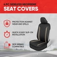 thumbnail image 1 of Motor Trend SpillGuard 2 Beige Seat Covers for Cars & Seat Covers for Trucks - Neoprene Lining Waterproof Car Seat Covers Front Seats Only - SUV Seat Covers Protector - Forros Para Asientos de Carro, 1 of 7