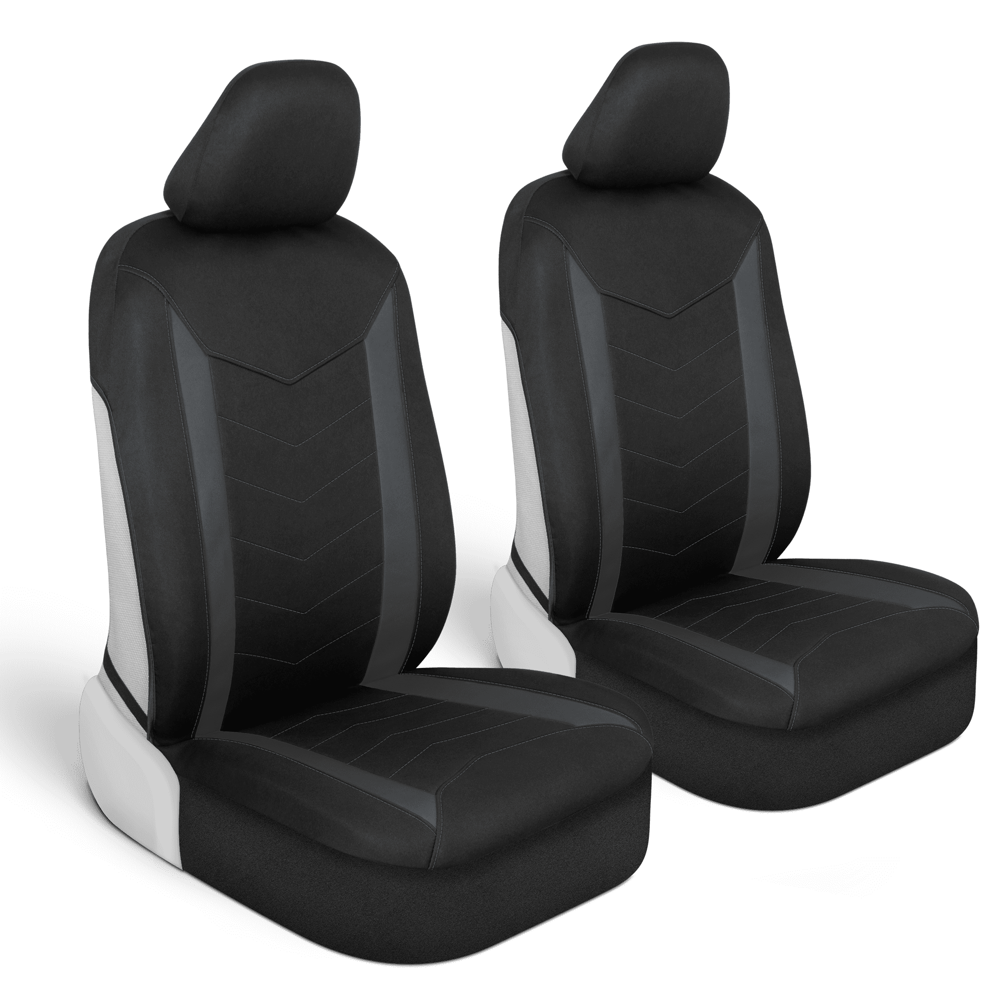 Motor Trend SpillGuard Seat Covers for Cars Trucks SUV ‚ Waterproof Car Seat Covers with Neoprene Lining, Automotive Seat Cover Set for Front Seats, Interior Car Accessories(Charcoal Gray)