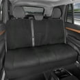 Motor Trend SpillGuard Waterproof Rear Bench Car Seat Cover, Black