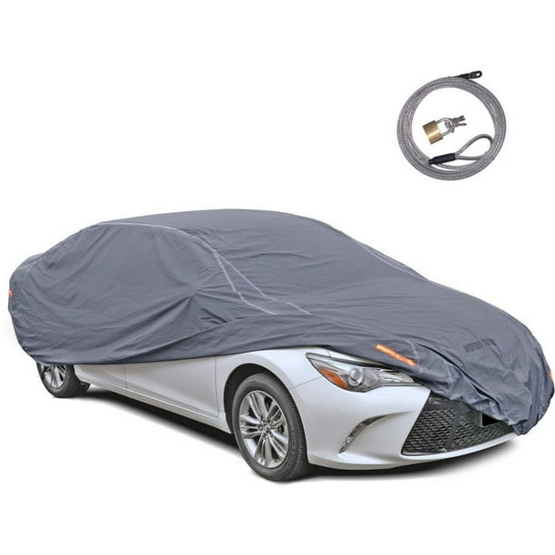 Motor Trend TrueShield Waterproof Car Cover, Heavy Duty Outdoor Fleece