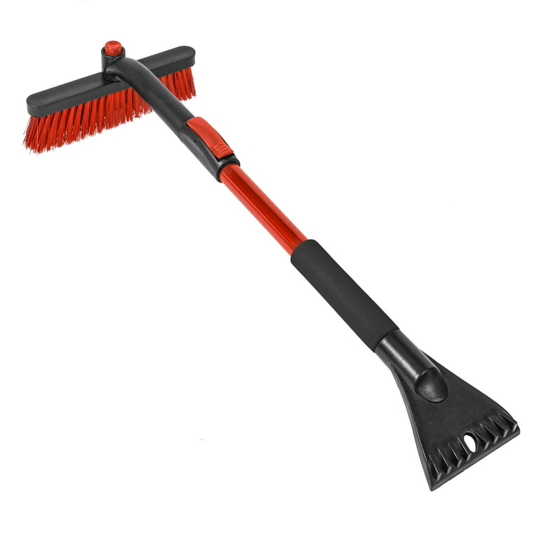 Motor Trend Winter Snow Brush, Broom with Extendable Handle and Rotating Head Car Windshields
