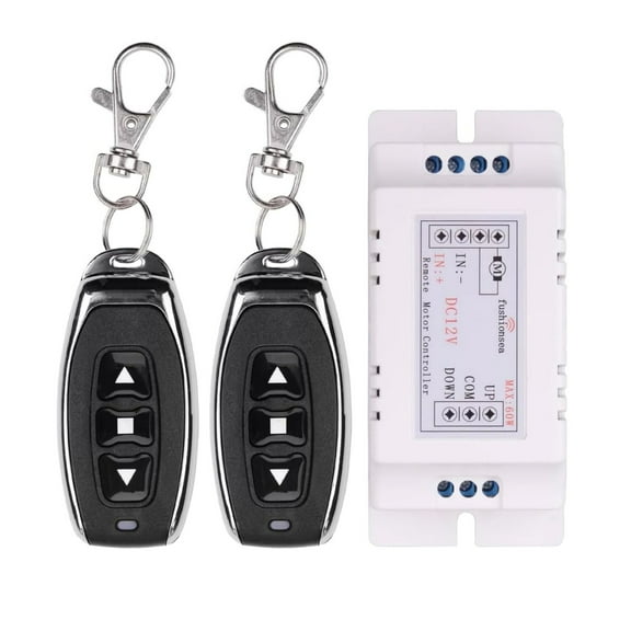 Motor Wireless Remote Switch 12V Universal 2 Channel RF433MHz Remote Control TAPDRA Spare Part