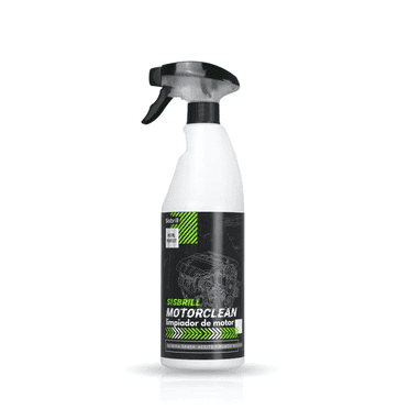 Sisbrill MotorClean Engine Cleaner, Non-Corrosive Degreaser for All Engine Types, 750 ml (25 oz)