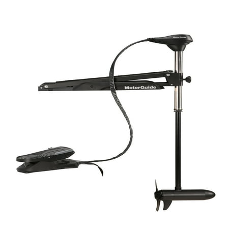 MotorGuide 940200080 X3 Freshwater Bow Mount Trolling Motor — Cable Steer, Foot-Control — 36-Inch Shaft, 55-Pound Peak Thrust