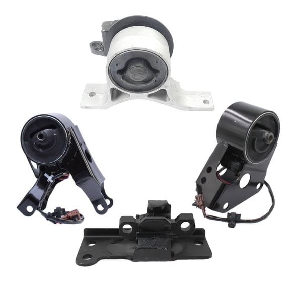 MotorKing Compatible with 03-07 Nissan Murano 3.5L 4WD Front Right and Front and Rear A4321 A7348 A7353EL A7354EL Engine Motor and Transmission Mount w/ Wires New Set of 4PCS 2003 2004 2005 2006 2007