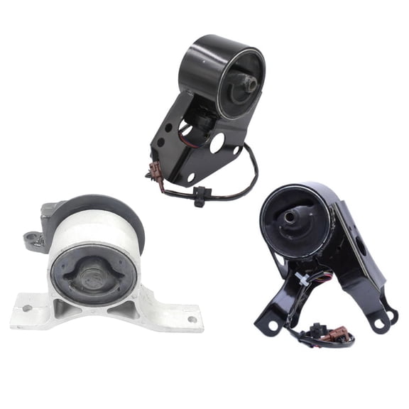 MotorKing Compatible with 03-07 Nissan Murano 3.5L 4WD Front Right and Front and Rear A7348 A7353EL A7354EL Engine Motor Mount w/ Wires New Set of 3PCS 2003 2004 2005 2006 2007