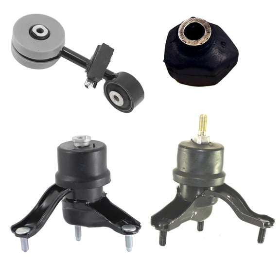 MotorKing Compatible with 04-06 Lexus RX330 3.3L 4WD A4205 A4207 A4262 A4212 Engine Motor and Transmission Mount Polyurethane Set of 4PCS 2004 2005 2006