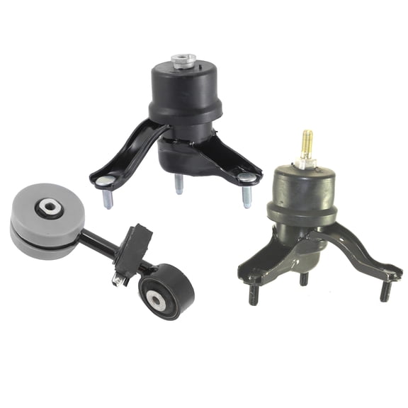 MotorKing Compatible with 04-07 Lexus RX330 Toyota Highlander 3.3L A4205 A4207 A4212 Engine Motor and Transmission Mount Polyurethane Set of 3PCS 2004 2005 2006 2007