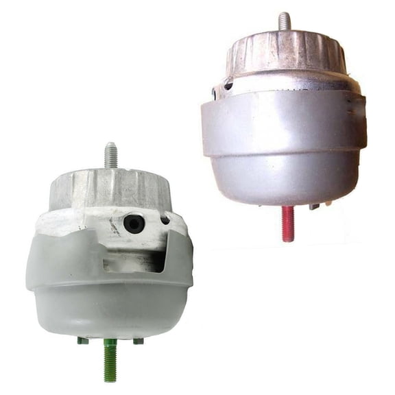 MotorKing Compatible with 05-11 Audi A6 A6 Quattro 3.2L A6976 A6977 Front Left and Front Right Engine Motor Mount Set of 2PCS 2005 2006 2007 2008 2009 2010 2011