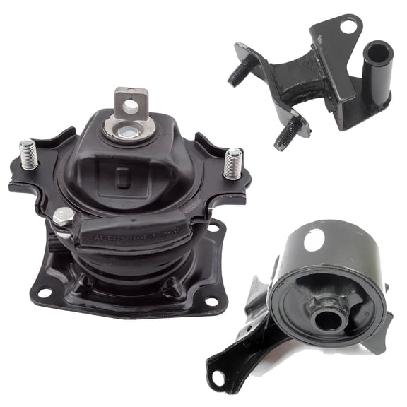 MotorKing Compatible with 06-08 Honda Pilot 3.5L FWD A65027EL A4551 A4532 Engine Motor and Automatic Transmission Mount Set of 3PCS New 2006 2007 2008