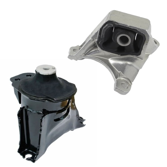 MotorKing Compatible with 06-11 Acura CSX 2.0L MK199 A4549 Front and Front Right Engine Motor Mount without Bracket Set 2PCS 2006 2007 2008 2009 2010 2011
