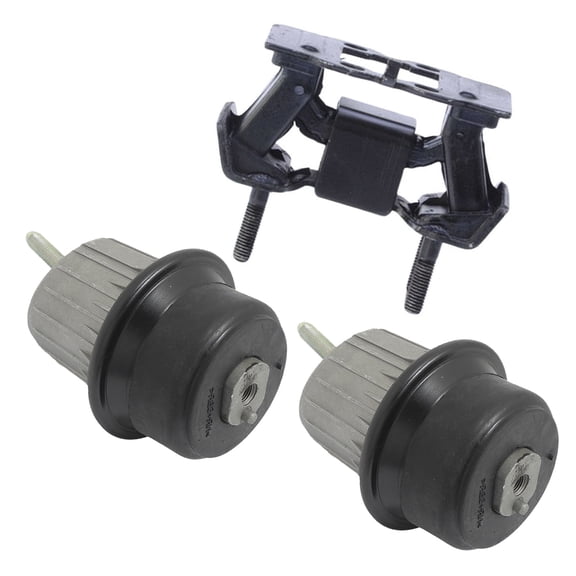 MotorKing Compatible with 06-19 Lexus GS350 GS300 IS250 IS300 IS350 RC300 RC350 2.5L 3.0L 3.5L RWD A62065 A62099x2 Engine Motor and Automatic Transmission Mount Set 3PCS