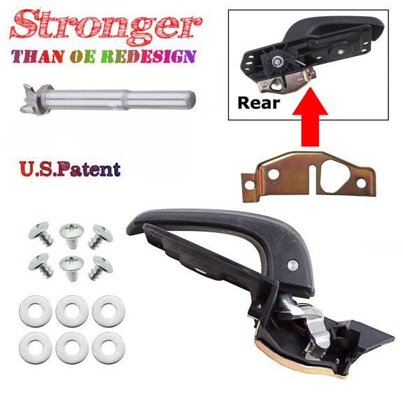 MotorKing Compatible with 07-14 Cadillac Escalade Chevrolet Avalanche Silverado Suburban Tahoe GMC Sierra Yukon Upgraded Interior Inside Door Handle Repair Kit Right RH Passenger