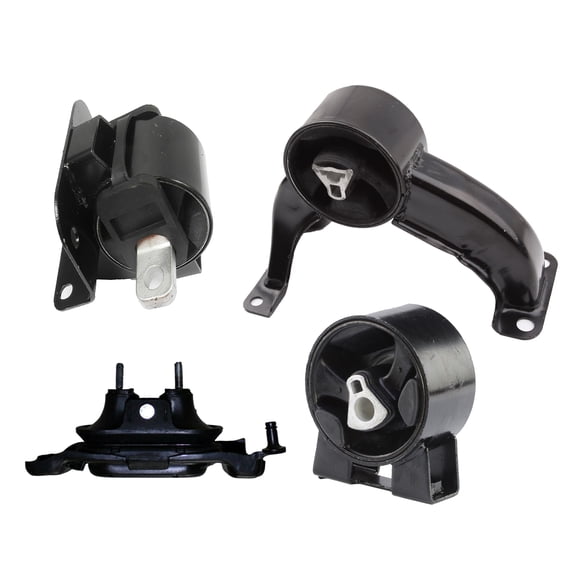 MotorKing Compatible with 08-10 Chrysler Town & Country Dodge Grand Caravan Volkswagen Routan 3.3L 3.8L Rear, Front Right, Front Engine Motor and Transmission Mount 4PCS