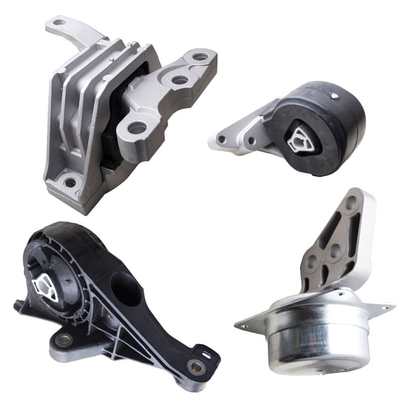 MotorKing Compatible with 10-16 Cadillac SRX 3.0L 3.6L AWD A5714 A5675 A5530 A5713 Engine Motor and Automatic Transmission Mount Set of 4PCS 2010 2011 2012 2013 2014 2015 2016