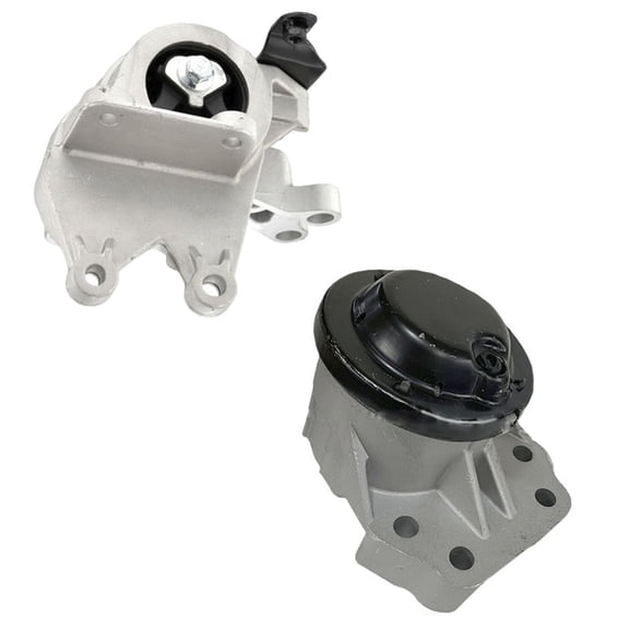 MotorKing Compatible with 10-19 Ford Flex Police Interceptor Sedan Taurus Lincoln MKS MKT 3.5L A5771 A5751 Engine Motor and Automatic Transmission Mount Set 2PCS