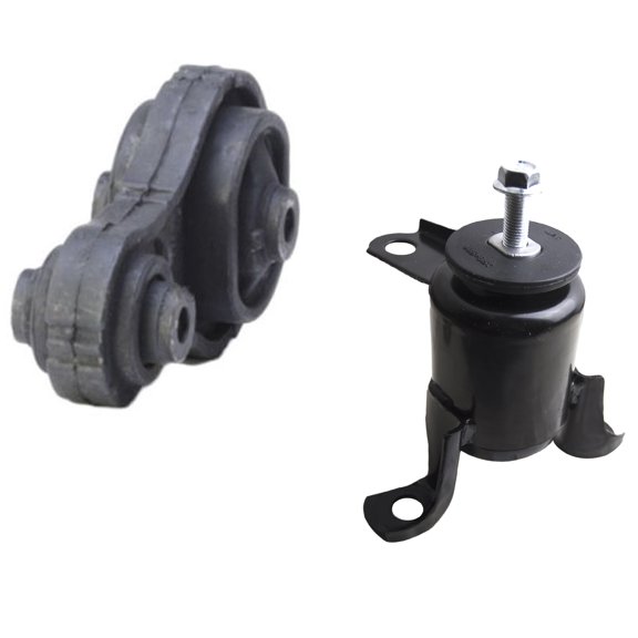 MotorKing Compatible with 11-14 Mazda 2 1.5L A4411 A5566 Right Engine Motor and Rear Torque Strut Mount for Manual Transmission Set 2PCS 2011 2012 2013 2014