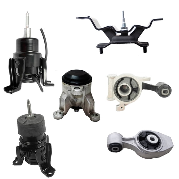 MotorKing Compatible with 13-19 Infiniti JX35 QX60 Nissan Pathfinder Engine Motor and Transmission Mount 3.5L 4371 4365 7386 7383 4373 7393 2013 2014 2015 2016 2017 2018 2019