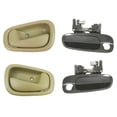 thumbnail image 1 of MotorKing Compatible with 1998-2002 Toyota Corolla Front Left and Right Non-Painted Outside Handle and Tan Inside Handle Set 4PCS 1998 1999 2000 2001 2002 Brand New, 1 of 6