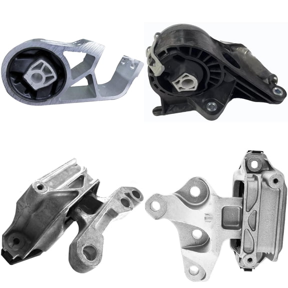 MotorKing Compatible with Chevrolet Buick 2018-2023 Traverse Enclave 3.6L FWD 3522 3525 3507 3517 Engine Motor and Automatic Transmission Mount Set 4PCS