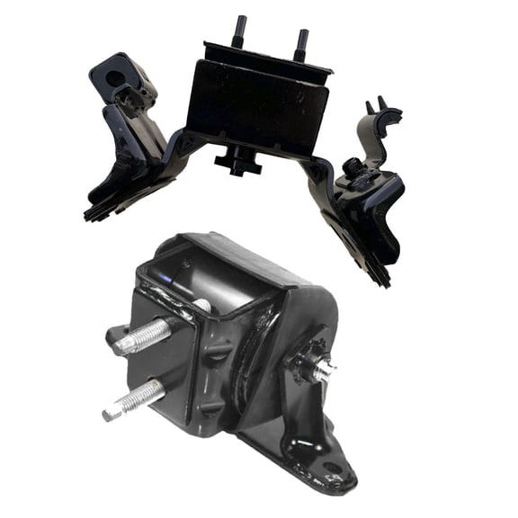MotorKing Compatible with Ford Lincoln 2011-2021 Expedition F-150 Lobo Navigator 3.3L 3.5L 3.7L 4WD A5808 A5809 Rear Right Engine Motor and Rear Automatic Transmission Mount Set 2PCS