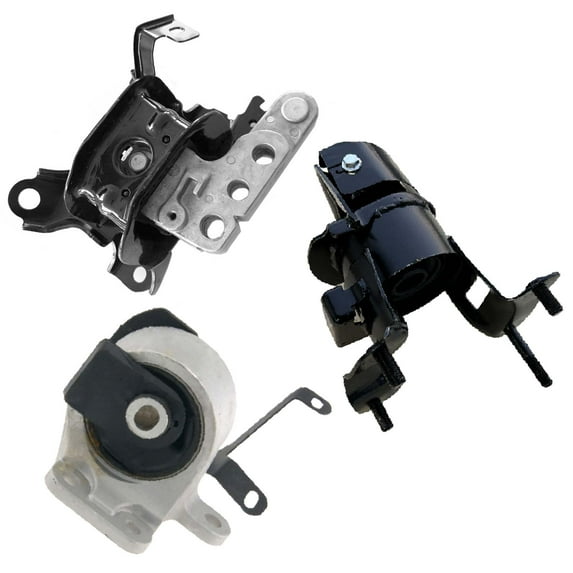 MotorKing Compatible with Toyota 18-22 Camry 2.5L L4 Gas 10145 10140 10131 Engine Mount and Automatic Transmission Mount Set 3PCS 2018 2019 2020 2021 2022