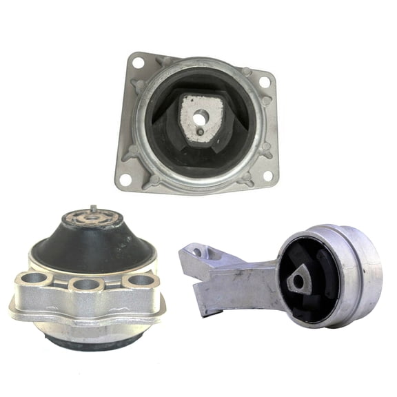 MotorKing Compatible with 00-05 Saturn L300 LS2 LW2 LW300 3.0L A3023 A3031 A3033 Engine Motor Mount Set of 3PCS 2000 2001 2002 2003 2004 2005