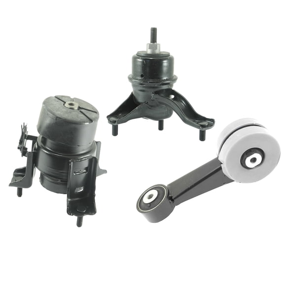 MotorKing Compatible with 07-09 Lexus RX350 3.5L A62034 A4239 A62036 Engine Motor Mount Set of 3PCS Polyurethane 2007 2008 2009